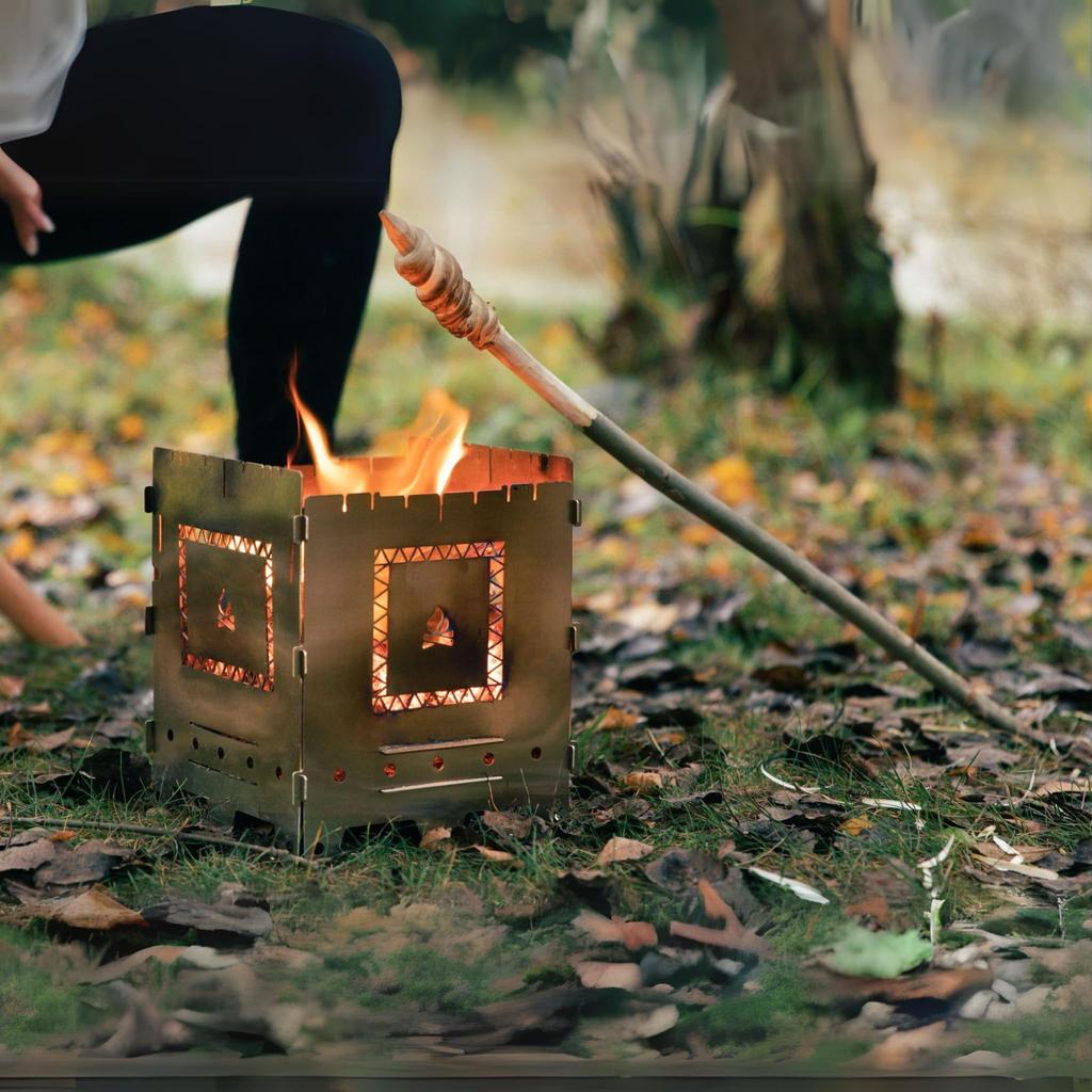 Bushbox XXL Campfire Fire Pit, Large Outdoor Stove, Made In Germany