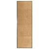VidaXL Washable Doormat Cream 60x180 Cm