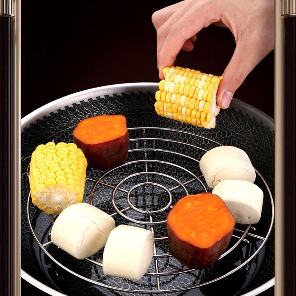 Kitchen Accessories 304 Stainless Steel Steamer Rack Steamer Shelf Cookware Pot Steaming