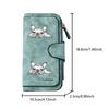 Unique French Bulldog Pattern Men's Large Capacity Wallet with Business Card Slot and Cash Pocket, Suitable for Formal Occasions and Office Use,