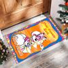 Diddl Crystal Velvet Rug, Custom Name Text Personalized Non‑Slip Floor Mat for Home Decor Gift