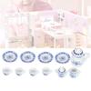 15 Pieces Miniature Porcelains Cup Set Dollhouses Accessories for Boys and Girls Dollhouses Kitchen Decoration