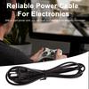 2-Prong AC Power Supply Adapter Cord High-Efficiency Universal Power Cable Replacement for PSV/for PS3/for PS4