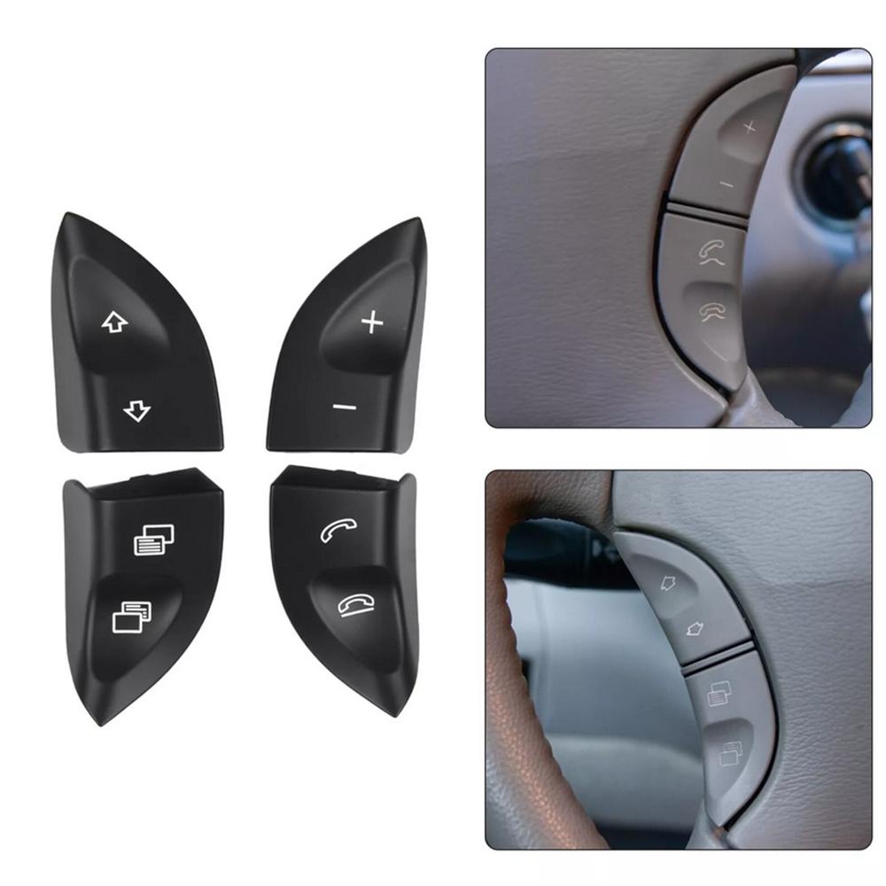 2x Steering Wheel Control Button Switch Cover For Mercedes CL-Class W215 1996-06