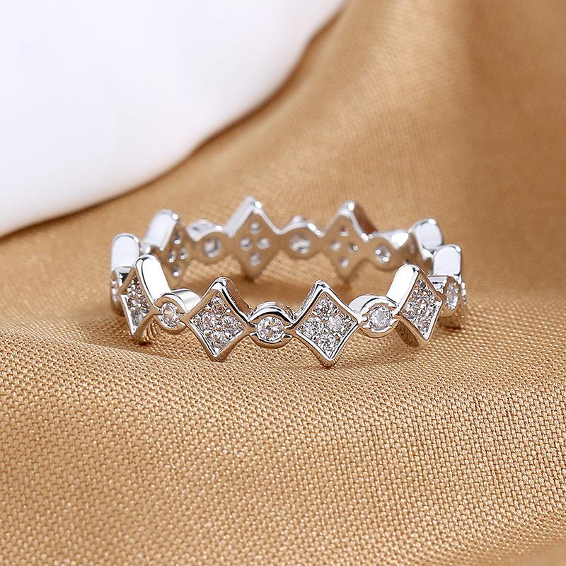 Классическое кольцо Lindon из медного сплава с цирконием, женские ювелирные изделия, свадебный подарок для вечеринки