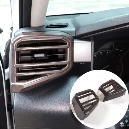 Oak Grain Interior Side Air Vent Frame Cover For Toyota Tundra -2024 US