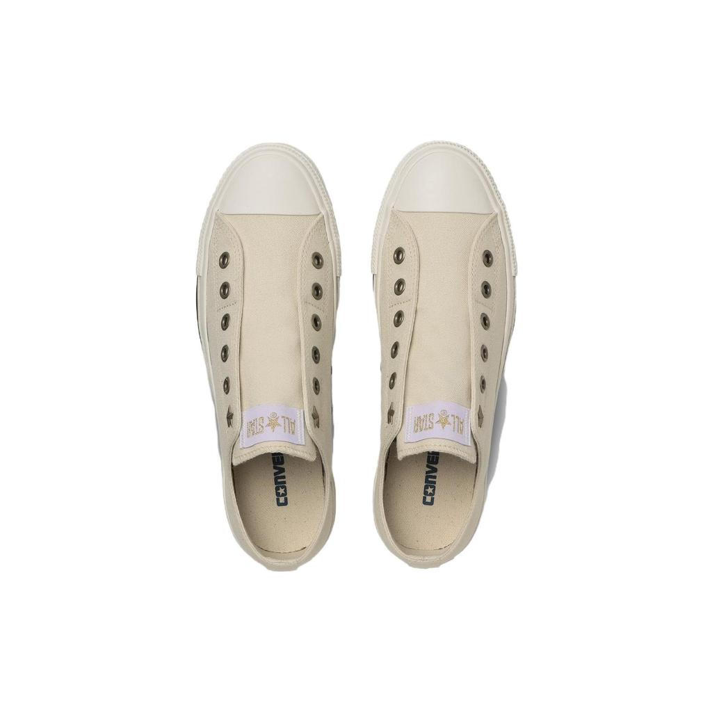 Converse All Star Casual Lightweight Comfortable Non-Slip Durable Low-Top Skate Shoes Unisex Sneakers Beige 31311172