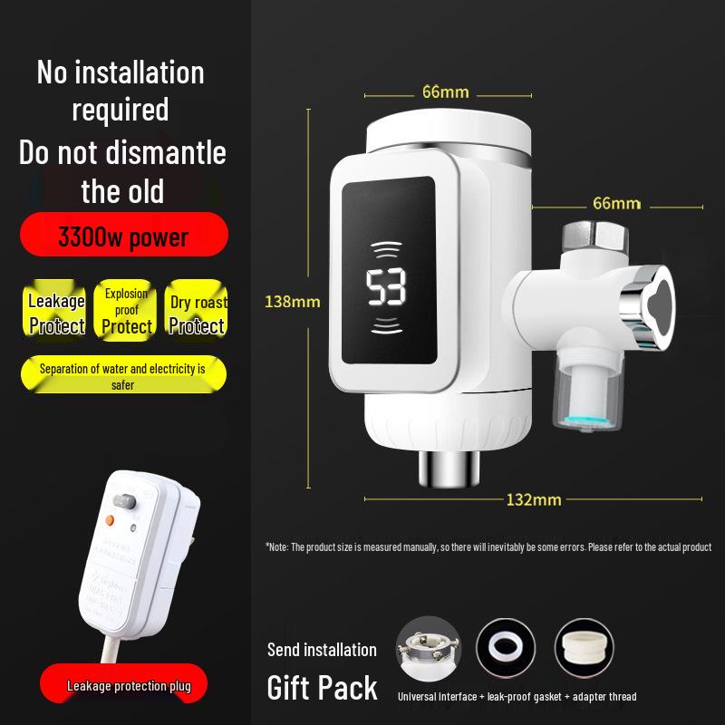 Мгновенный нагрев, электрический душевой смеситель двойного назначения с нижним и боковым подводом