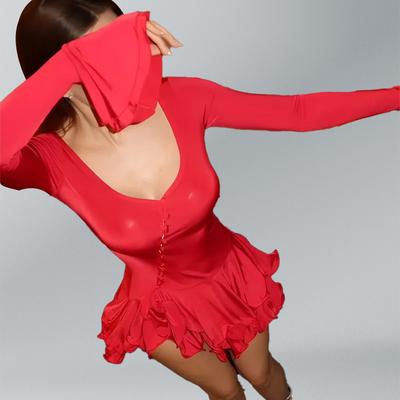 Новое летнее сексуальное женское платье с оборками