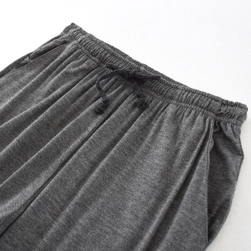 Японская новая весна и осень мужская пижама мужские модальные домашние брюки зауженные брюки эластичные свободные большого размера брюки пижамные брюки