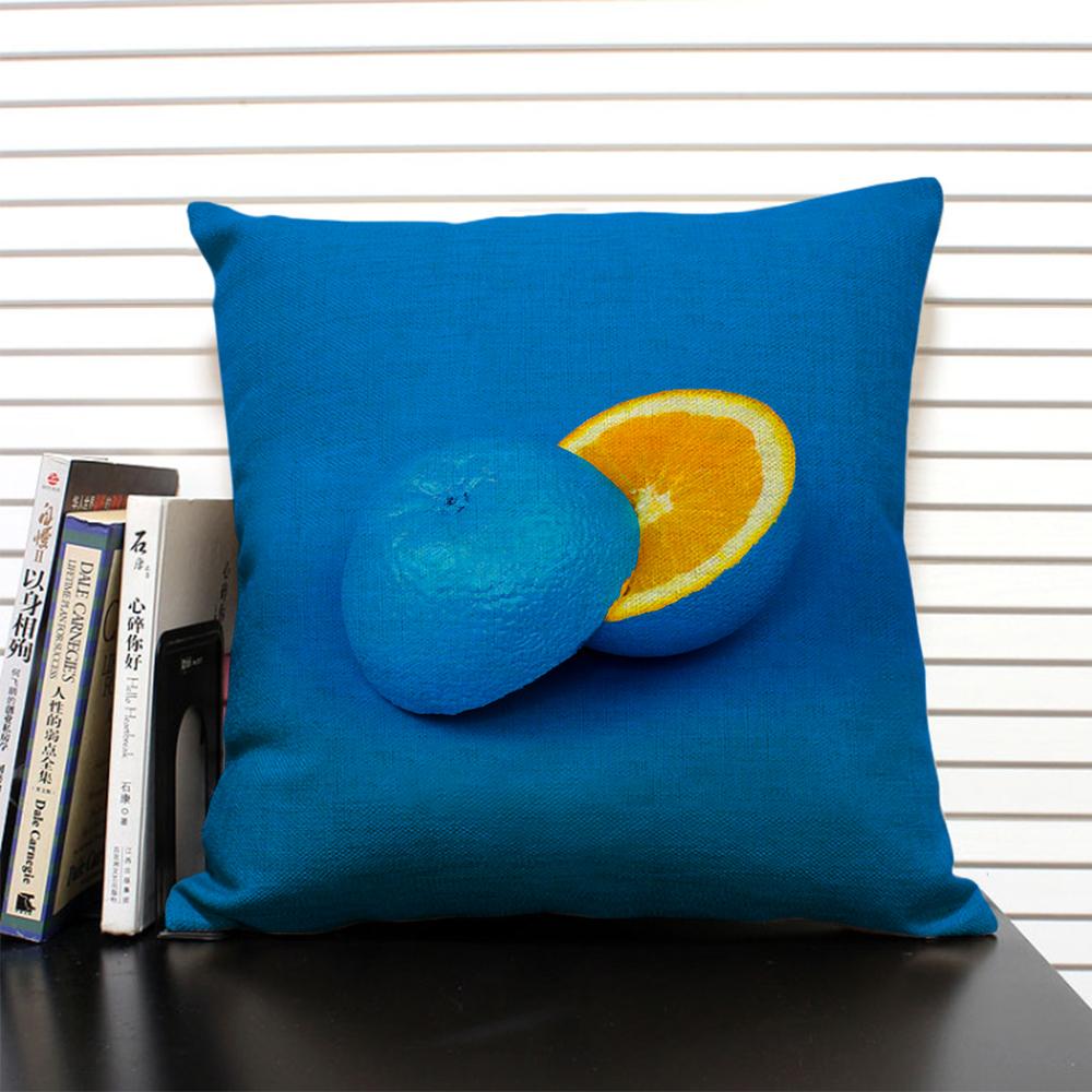 Tropical Plant Fruits Cushion Cover Cactus Pineapple Pattern Home Sofa Modern Art Decorative Pillow Case 45x45 Linen Pillowcase