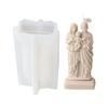 3D Jesuses Silicone Candle Mould for Handmade Soap Gypsum Resin Aromatherapy Candle Silicone Mould Desktop Decorations