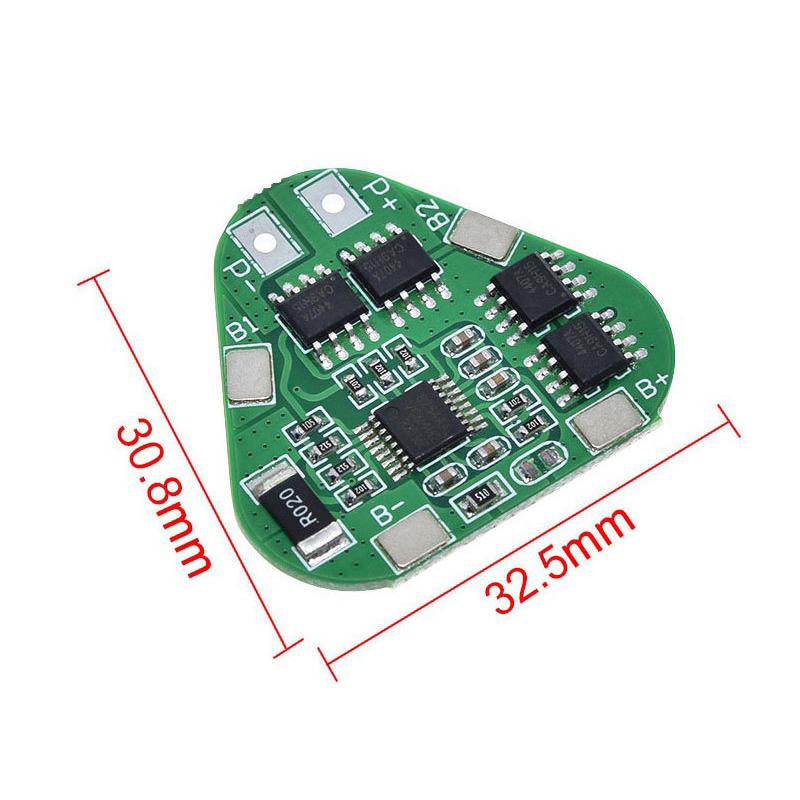 1/3/5 шт. 3S 12 В Плата защиты литиевой батареи 18650 11,1 В 12,6 В Защита от перезаряда и переразряда 8 А 3-элементный аккумуляторный блок Литий-ионный