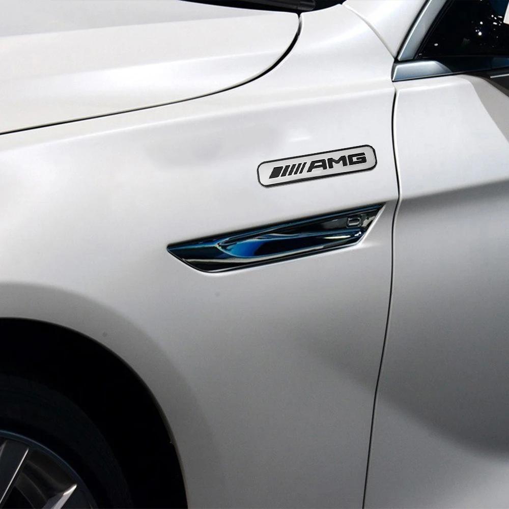 GLC GLB 1pc/2pcs 3D ABS Plastic Car Rear Trunk Badge Letters Decal Stickers For Mercedes Benz AMG A B C E CLA C63 W176 W205 Acc