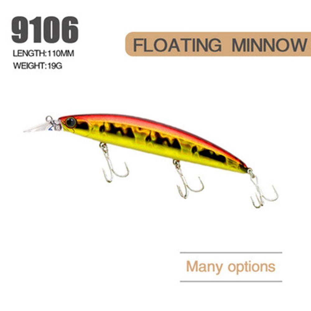 Outdoor Useful Tackle Crankbaits Fish Hooks Floating Minnow Baits Long Casting Lure Minnow Lures