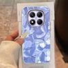 Градиентные чехлы для телефона с синими бабочками для Xiaomi Redmi Note 14 13 Pro 13C 14C A5 A3 A4 13T 14T Силиконовые парные Fundas Чехол-накладка