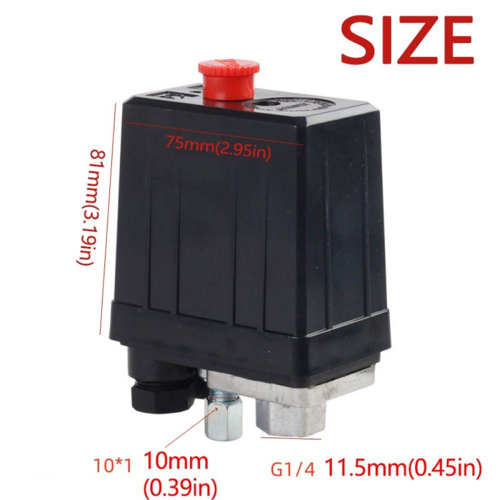 Пневматическое управление Автоматический реле давления воздуха Черный Автоматический переключатель клапана управления Промышленное использование