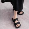 Super Soft~ Slippers Women's Summer Outer Wear 2025 New Non-slip Flat Bottom Fold Drag Soft Bottom Bread One Word Cool Slippers