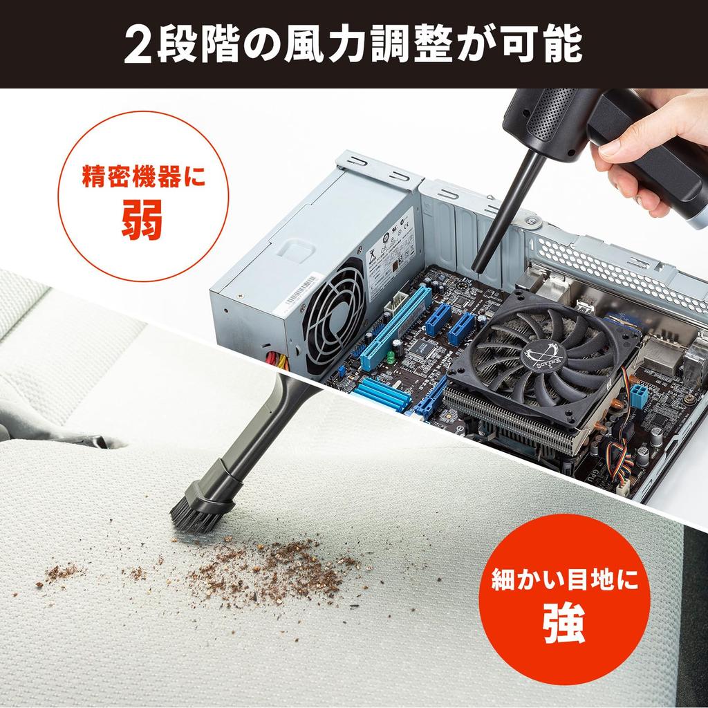 SANWA SUPPLY Электрический пылесос-воздуходувка и CD-ADE6BK