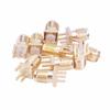 10 Pcs SMA Female Base Socket Jack with 4 Pins SMA-KE Plug Socket Solder PCB Board Edge Mount Adapter