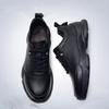 Casual Men's Shoes Comfortable Breathable Walking Shoes Soft Soles Soft Surfaces Official Solid Color Men's Shoes