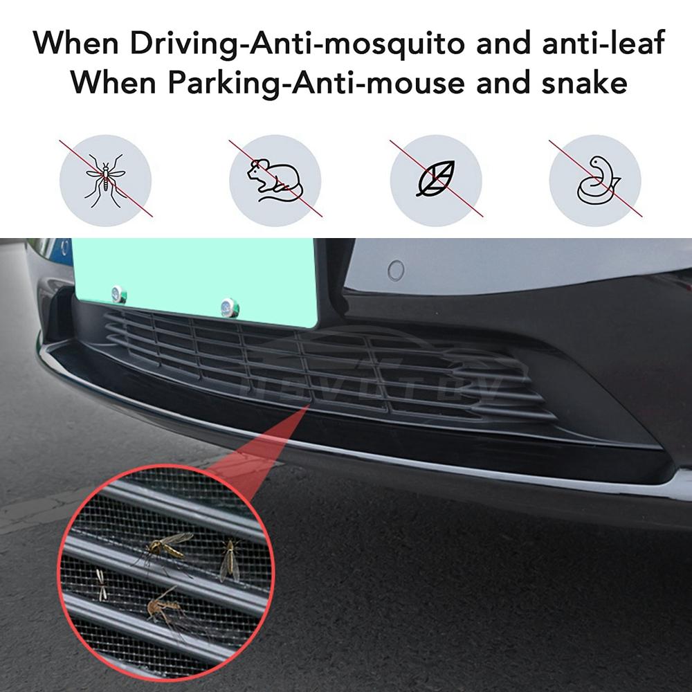 Front Grill Guard Grille Insects Mesh for Tesla Model Y 3 Air Inlet Vent Cover Bumper Grid Filter Accessories