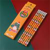 Supplies Xmas Drawing Sketch Pen Set with Eraser Wood Pencil Christmas Standard Pencil HB Pencils