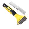 Pet Knot Comb Stainless Steel Knot Rake Dog Grooming Brush Hair Removal Cat Comb For Dog Cat Remove Knots Tangles Pet Hair Comb Undercoat