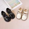 Girls' Leather Shoes British Style Princess Shoes Soft Sole Children's Loafers Single Shoes
