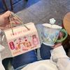 Кружка Тюльпан Высокая на вид Керамическая чашка Кофейная чашка для завтрака Чашка для воды Свадьба Подружки невесты Подарить Девушкам Сувениры
