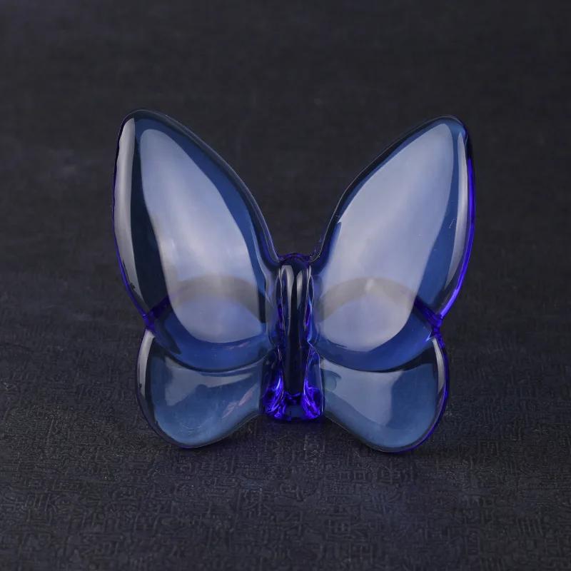 Хрустальные крылья бабочки Papillon, трепещущие, стеклянные, счастливые, бабочки, украшения, декор для дома, поделки, аксессуары, подарок на день рождения