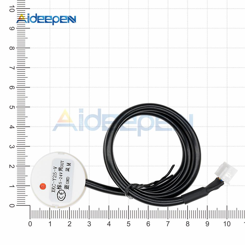 DC 5V 12V 24V XKC Y25 Бесконтактный переключатель-датчик уровня жидкости Детектор Внешний приклеиваемый тип Датчик уровня NPN PNP Интерфейс Rs485