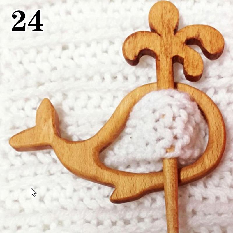 25 стилей, застежка, заколка для шали, брошь, булавка с деревянным рисунком животного, сделай сам, забавное милое ремесло