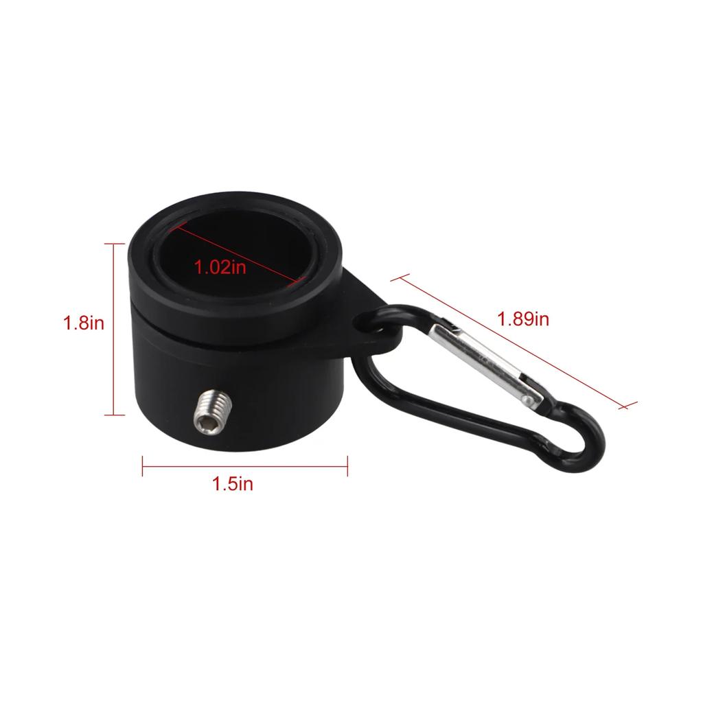 1 Set Flags Pole Clip Mounting Rings With Clip Flagspole Fittings Rotating Flagspole Rings Flagpole Swivel Buckle Accessories