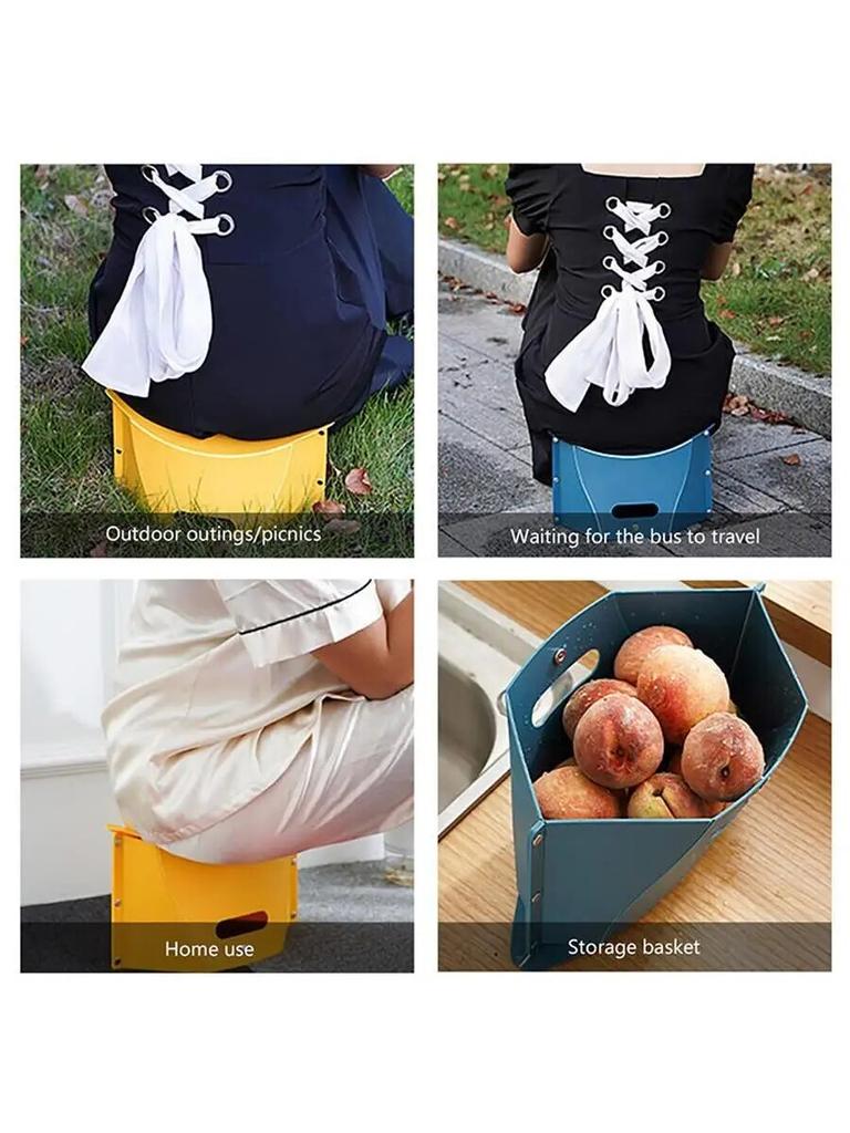 Портативный складной табурет-ступенька, складной термоусадочный стул, стул для отдыха на природе, рыбалки, дома, путешествий, многофункциональные нескользящие стулья