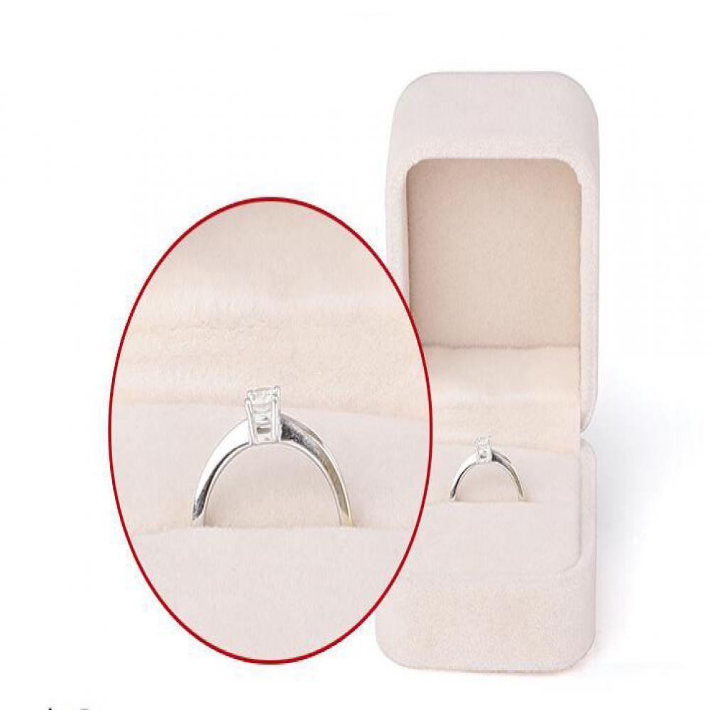 Organizer Case Jewelry Storage Velvet Display Ring Box