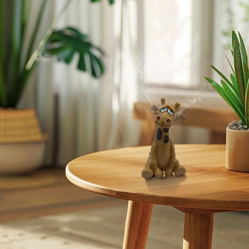 1 шт. смоляные украшения для гостиной, жирафа, кабинета, ароматерапевтического украшения, домашнего стола для благовоний