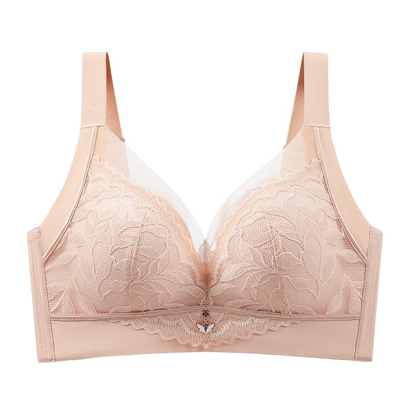 Бюстгальтер без стального кольца, антипровисающий бюстгальтер, тонкий женский бюстгальтер, собранный вместе, летний регулируемый бюстгальтер