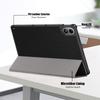 Чехол для Xiaomi Redmi Pad 2 Pro 12,1 дюйма 2025 года, кожаный, с тройным сгибом, магнитная крышка, Funda для POCO Pad M1 12,1" с функцией автосна