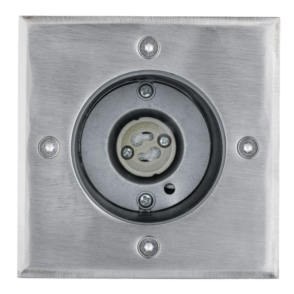 In-Ground Recessed Lamp Gu10 Ip65 Ik09 Square Catio 2