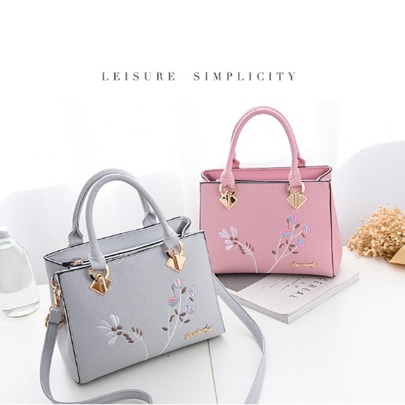 Модная женская сумка SCIONE из искусственной кожи с вышивкой