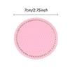 2pcs Non-slip Car Water Cup Pad Luminous Car Coaster Pad Mat Cup Bottle Holder Rhinestone Rubber Pad Mat Car Styling Accessories