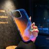Чехол для iPhone 17 Pro Max Apple 16 Градиентные Лазерные Полосы Магнитная Защитная Крышка
