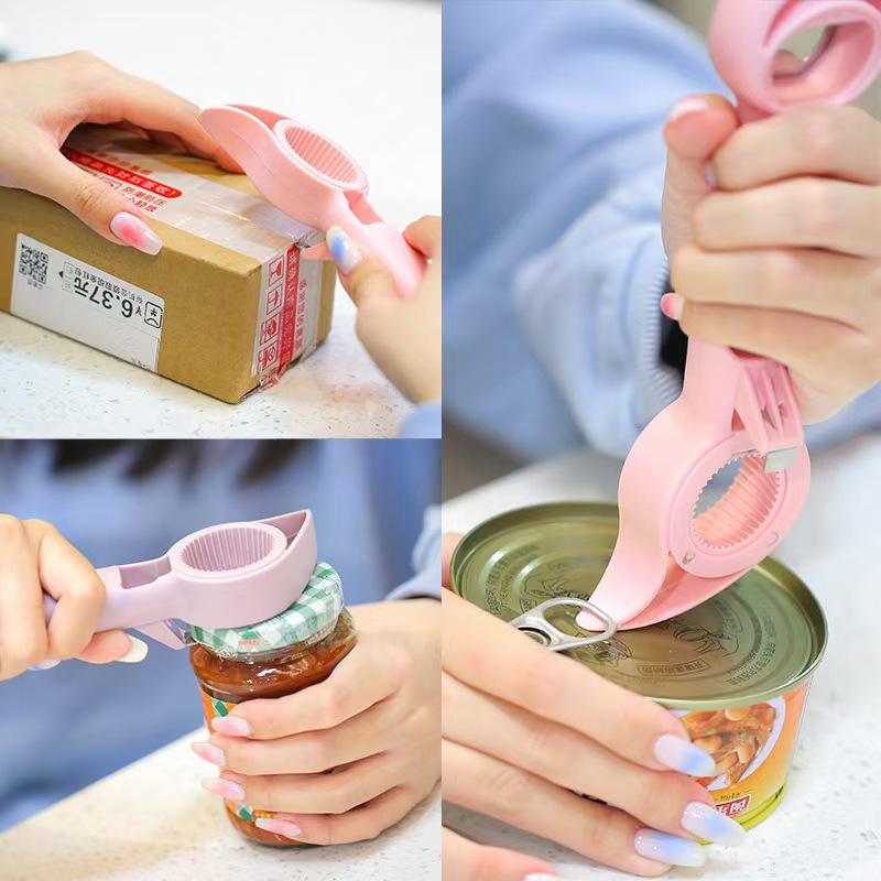 Little Bear & Rabbit Multifunctional 4-in-1 Creative Bottle & Can Opener