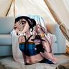 1pc KPop ZOEY1 Theme Blanket - Digital Print, Polyester, Cozy for All Seasons, Perfect for Outdoor, Camping, and Travel