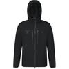 Fitness Comfortable Simple Hooded Durable Jacket Men Jacket Deep-Black A11M441708F-BK