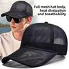 Регулируемая мужская кепка снепбек, быстросохнущая спортивная сетчатая кепка, кепка дальнобойщика, сетчатая бейсболка, для улицы