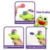 1 Set Mini Carrot Flying Disc Launcher Toy Gun Eva Battle Outdoor Multi Person Sports Soft Bullet Gun Safety Carrot Flying Saucer Gun