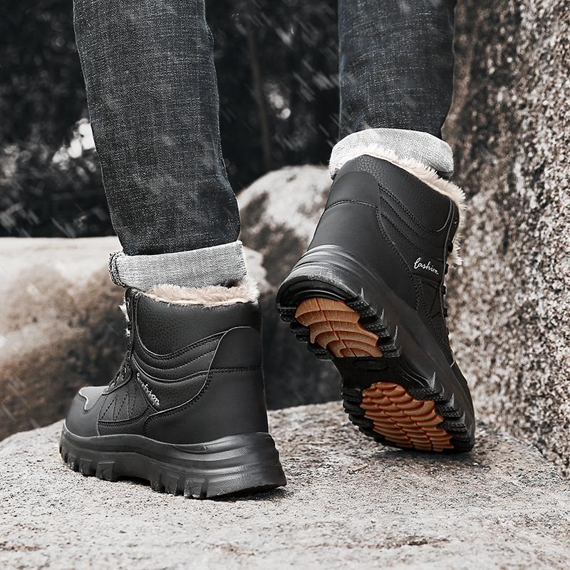 Обувь Мужские ботинки Мужские зимние уличные женские уличные ботинки Мужские зимние походные ботинки Ботильоны Водонепроницаемая мужская обувь Рабочая обувь Обувь