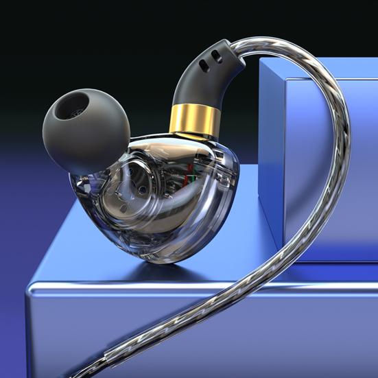 Наушники Проводные наушники-вкладыши с сабвуфером и микрофоном Улучшенное качество звука Наушники для игровых музыкальных звонков 3,5 мм